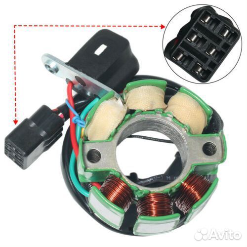 Статор с крышкой зажигания на мотоцикл Suzuki RM-Z