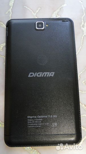 Планшет digma optima 7.5 3G и др