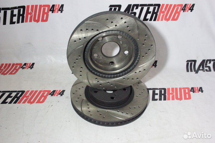 Тормозной перфорированный диск Тойота Камри 40, 50