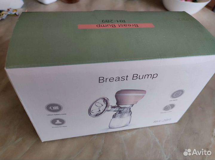 Молокоотсос электрический новый Breast Bump RH-289