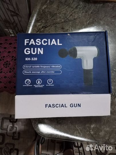 Массажный мышечный пистолет Fascial Gun KH-320