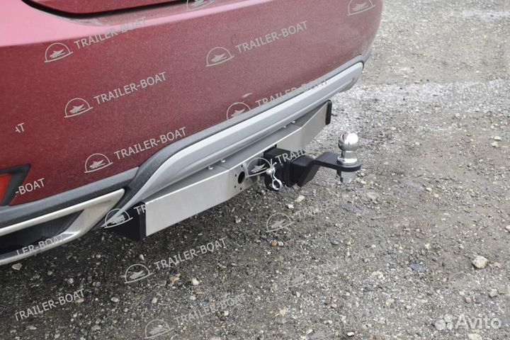 Фаркоп на Lexus RX300 (кроме F-Sport) 2019-2022 с нерж накладкой, под квадрат, 45365