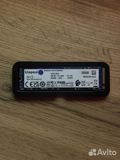 Ssd m2 Kingston nv2 250 gb