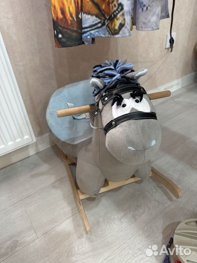 Детская лошадка качалка