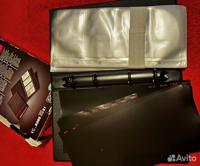 Визитница с вкладышами 200карт