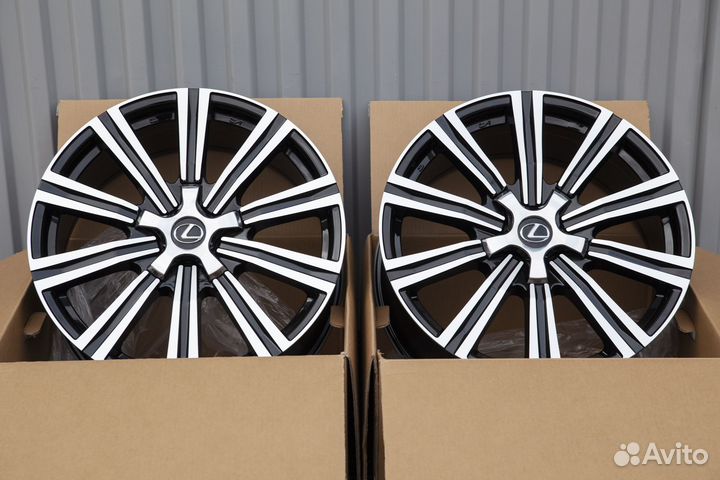 Диски 21 5*150 Toyota LC200 Lexus 570Чёрные с Поли