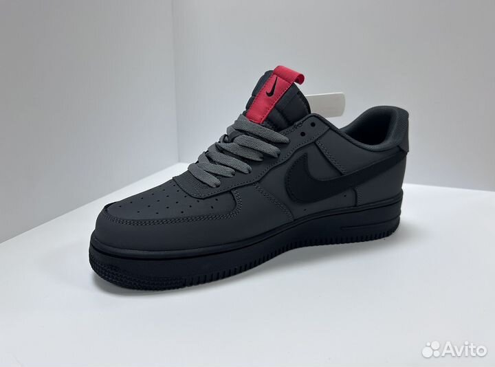 Nike air force 1 anthracite антрацит дымчатые