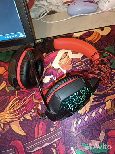 Игровые наушники с микрофоном