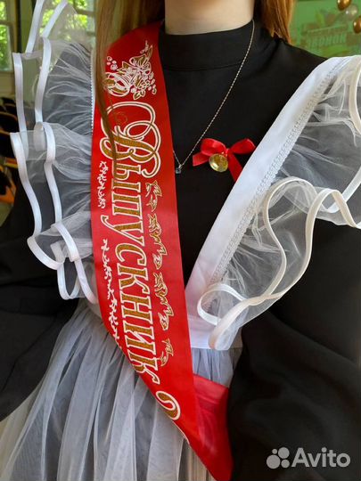 Школьный фартук на выпускной