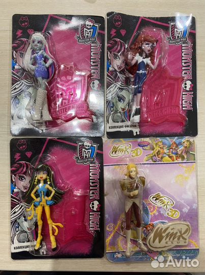 Фигурки и журналы винкс winx и монстер хай