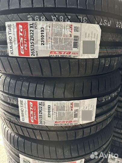 Kumho Ecsta PS71 265/35 R22 102Y