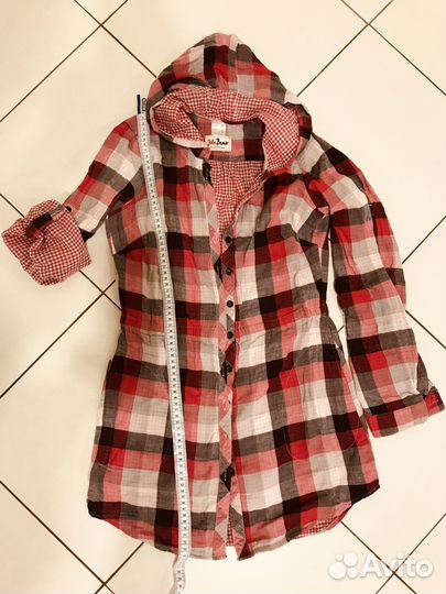 Плащ тренч, рубашка