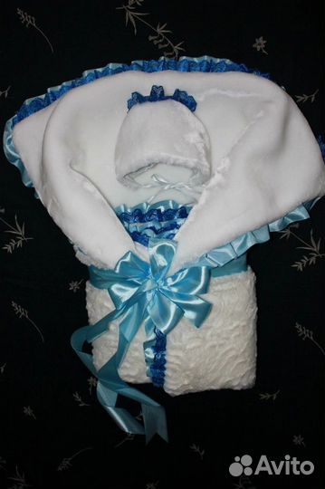 Конверт на выписку зимний для мальчика