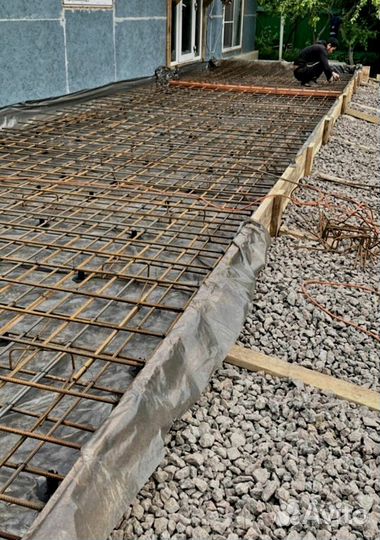 Заливка фундамента бетонные работы