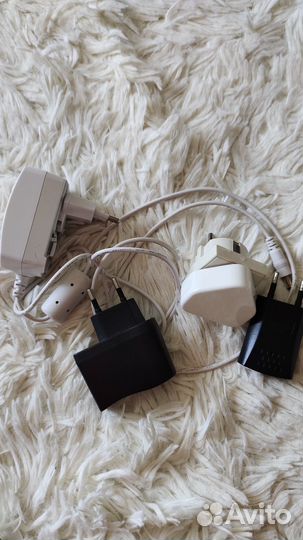 Кабели Nokia, iPad, Android и блоки зарядки