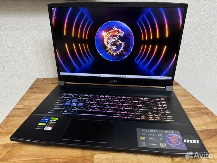 2024 MSI Katana17 i5-12450H 16Gb RTX4060 8G SSD512