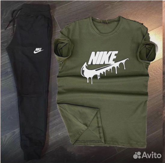 Мужской костюм штаны и футболка nike