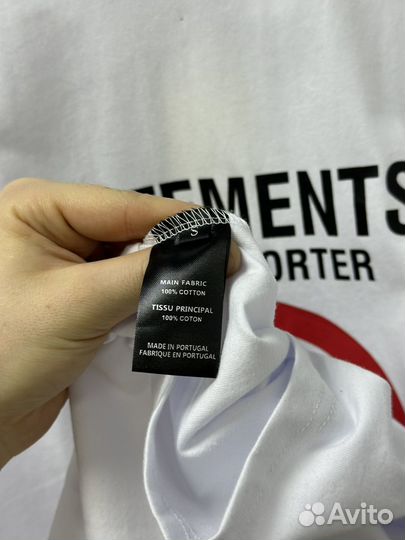 Футболка vetements antisocial оверсайз (унисекс)