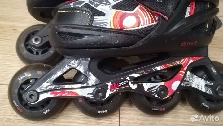 Ролики детские раздвижные р. 26-31