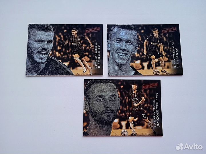 Карточки с игроками Интера