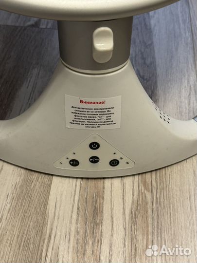 Электрокачели для новорожденных Tommy SW 202 серый