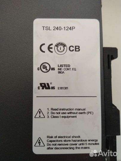 Блок питания Traco Power TSL 240-124 на DIN-рейку