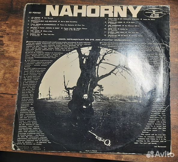 Wlodzimierz Nahorny Jej Portret Muza Poland 1971 г