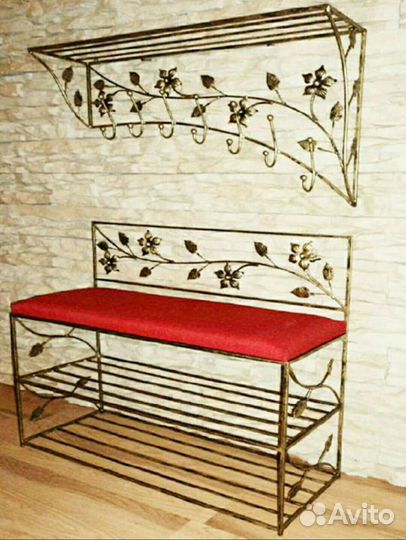 Кованная вешалка № 46