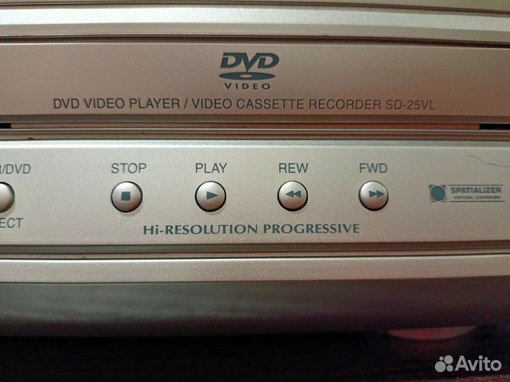 DVD VHS комбо 6 голов Hi-fi стерео ду Toshiba