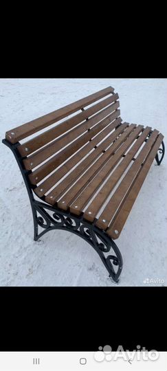 Скамейка садовая Сквер