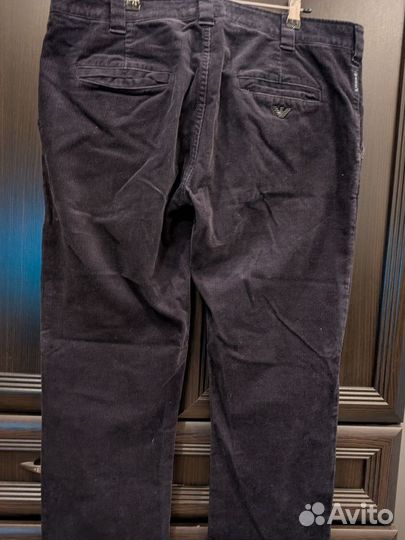 Вельветовые брюки armani