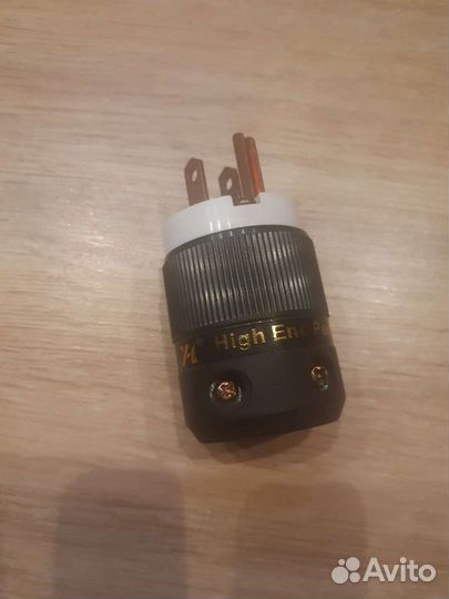 Вилка сетевая медь