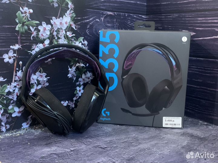 Наушники Logitech g335 как новые