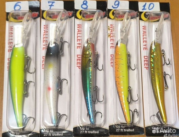 Воблеры для троллинга 6-8 м бандит