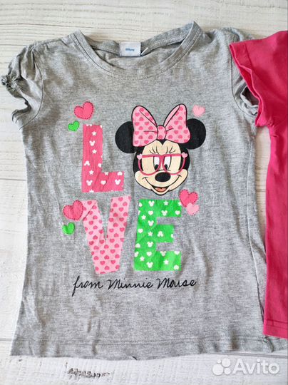 Футболки шорты Disney Minnie Mouse 110-116 см