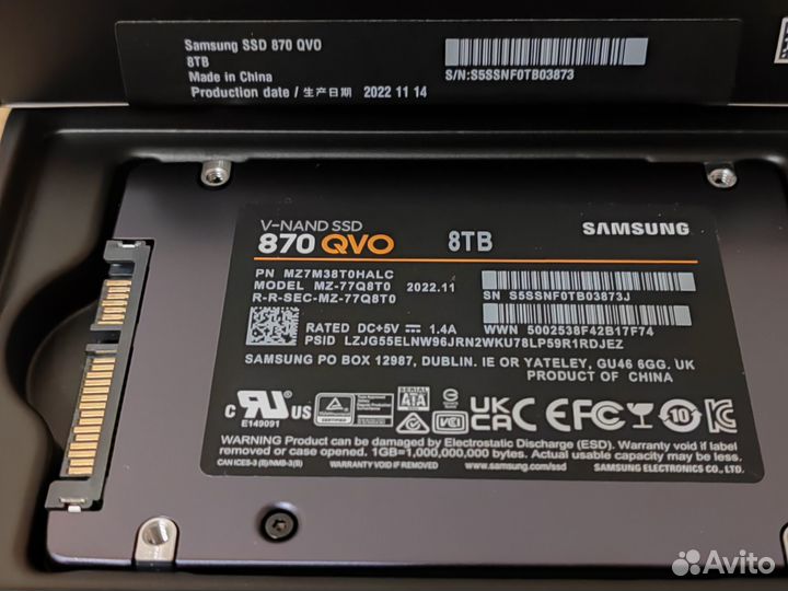 SSD Samsung 870 qvo 8TB MZ-77Q8T0BW