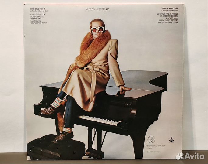 Elton John – Here And There (винил, LP), UK, 1976