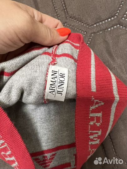 Детские оригинальные шапки Armani и bikkembergs