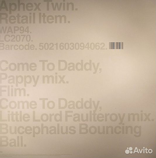 Aphex Twin - Come To Daddy