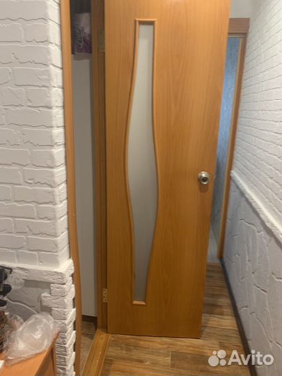 Дверь в ванную туалет 60 см бу высота 2 м