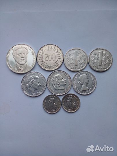Серебро Европы второй половины XX века