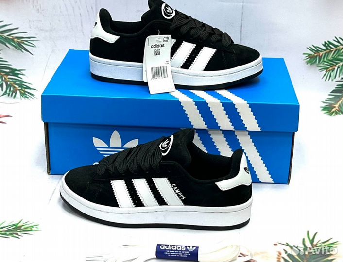 Кроссовки Adidas Campus 00s Black Люкс