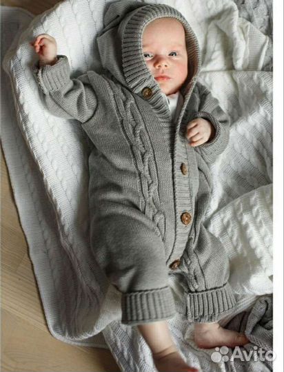 Вязаный комбинезон