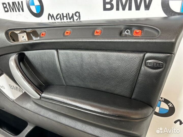 Обшивка боковой двери передняя правая Bmw X5 E53