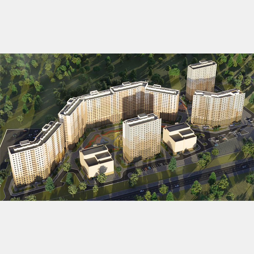 1-к. квартира, 35,3 м², 16/17 эт.