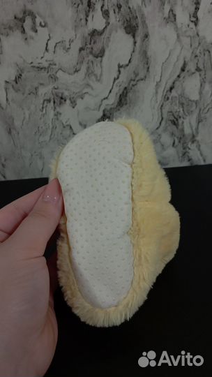 Пинетки для девочки теплые