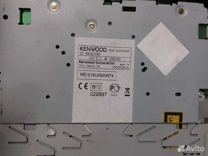 Автомагнитола kenwood