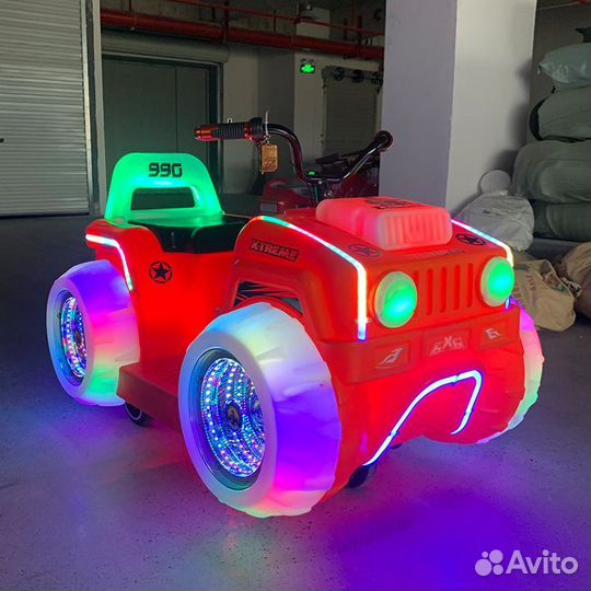 Аттракцион,Светящиеся машинки,электромобиль,прокат