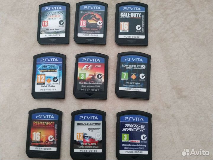 Игры для PSP, PS vita