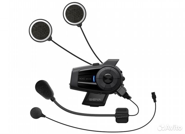 Мотогарнитура sena 10C EVO с 4K экшн-камерой Bluet